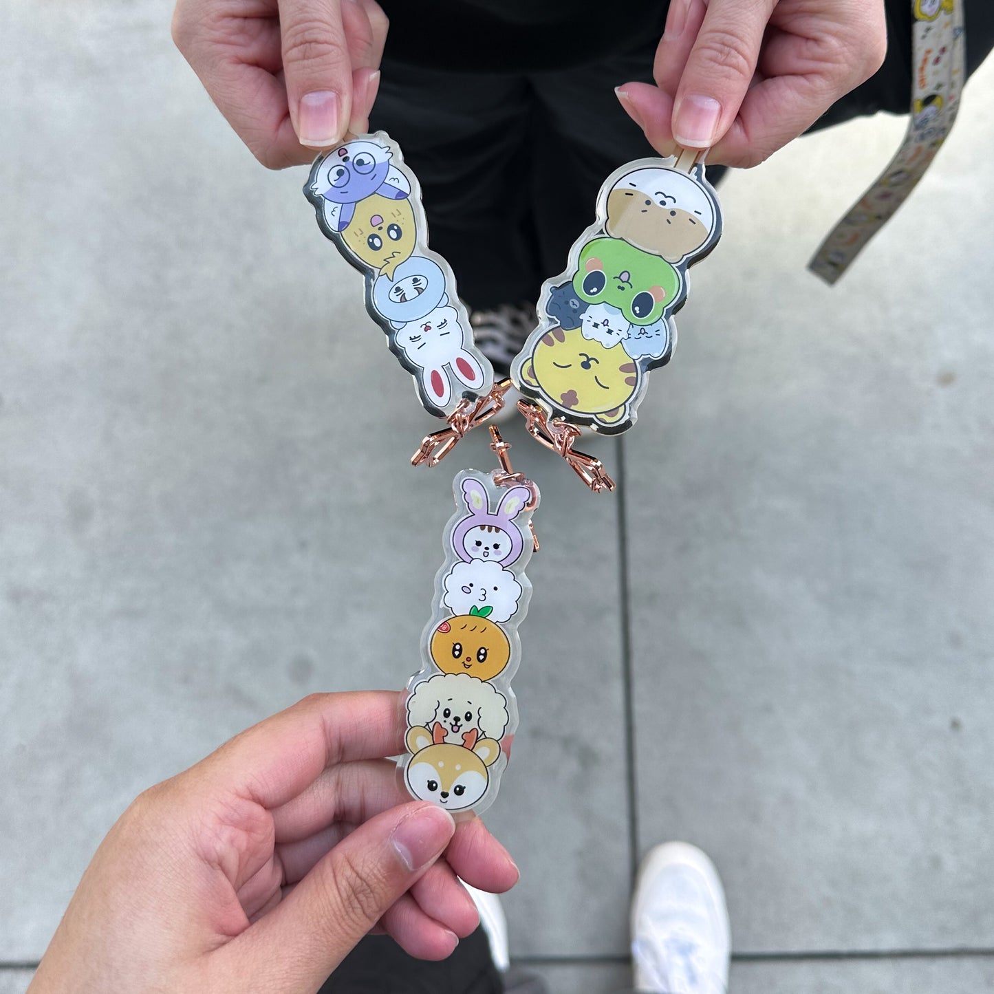 Miniteen Tanghulu Keychains