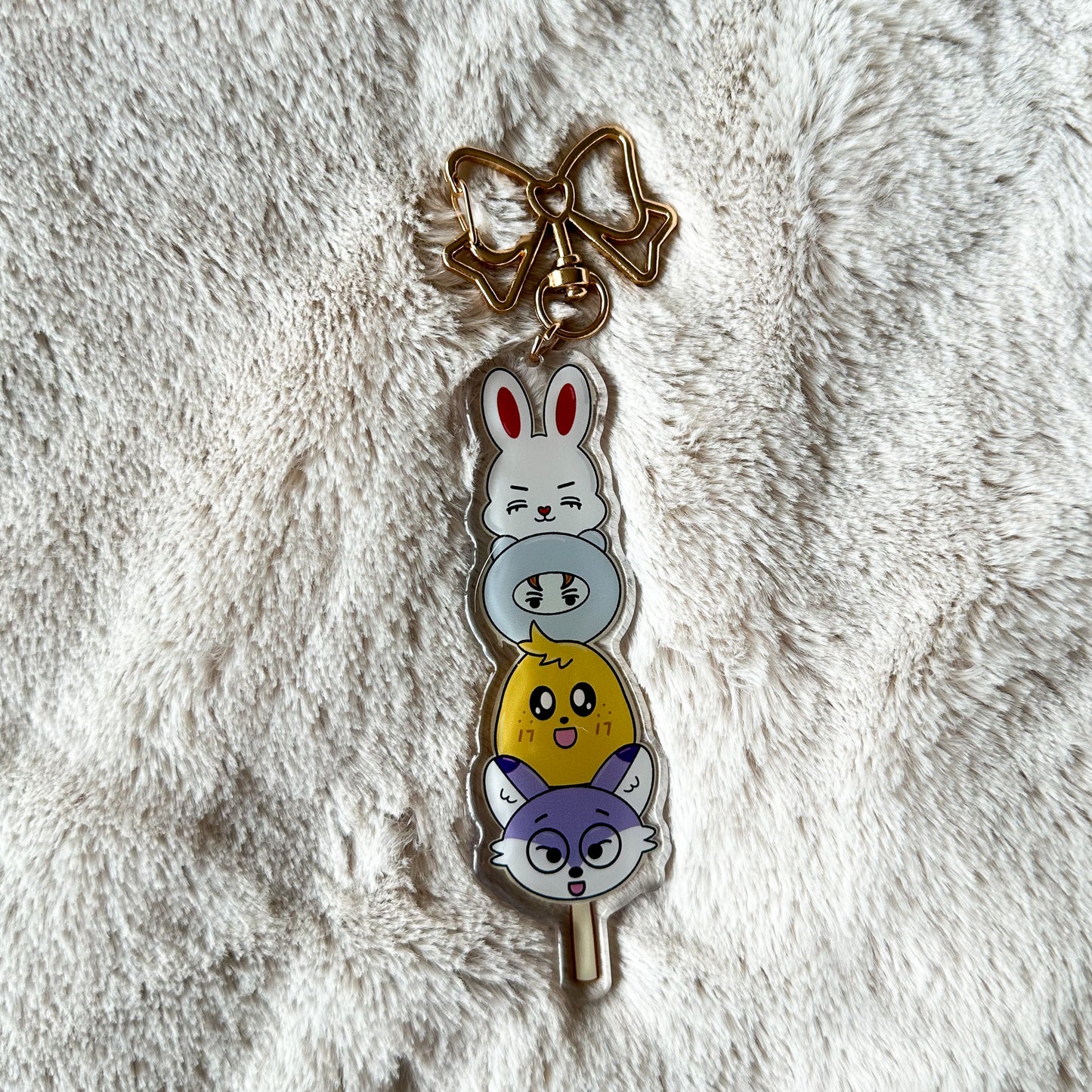 Miniteen Tanghulu Keychains