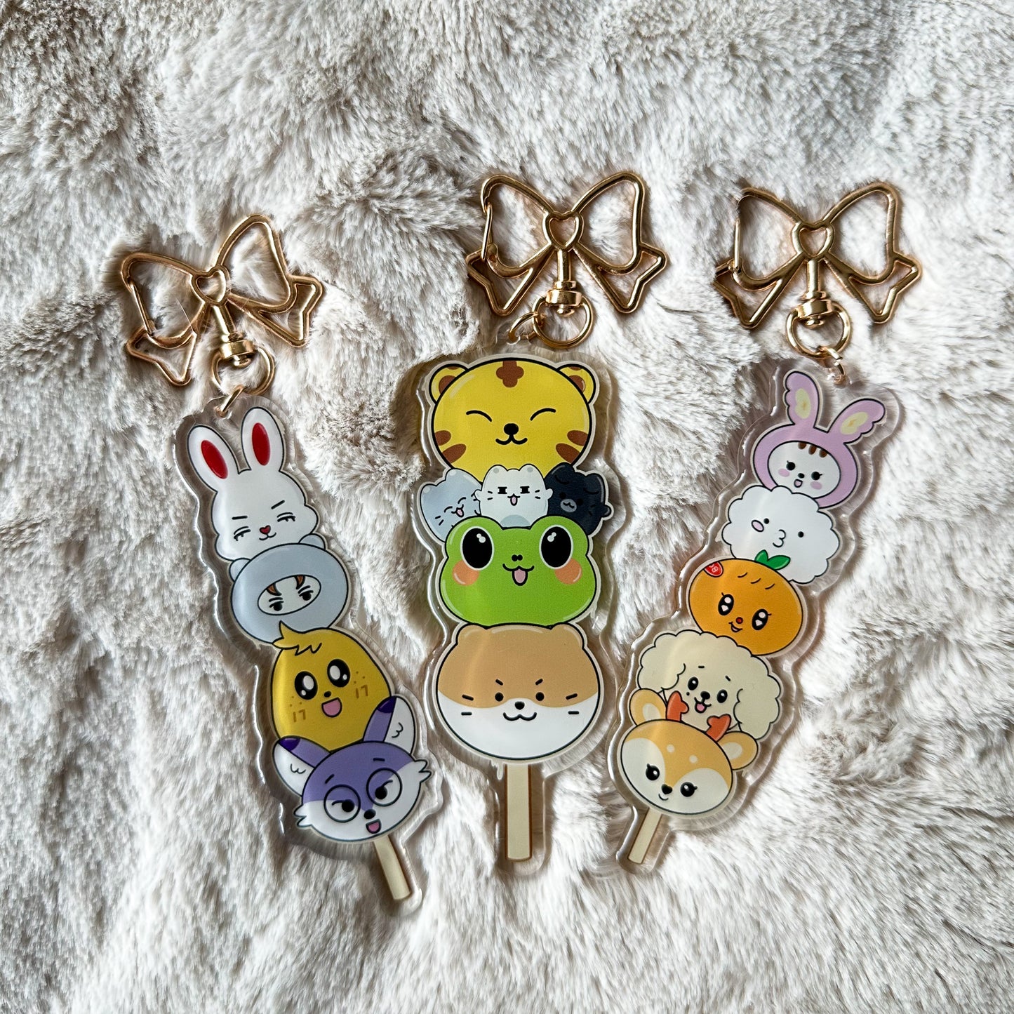 Miniteen Tanghulu Keychains